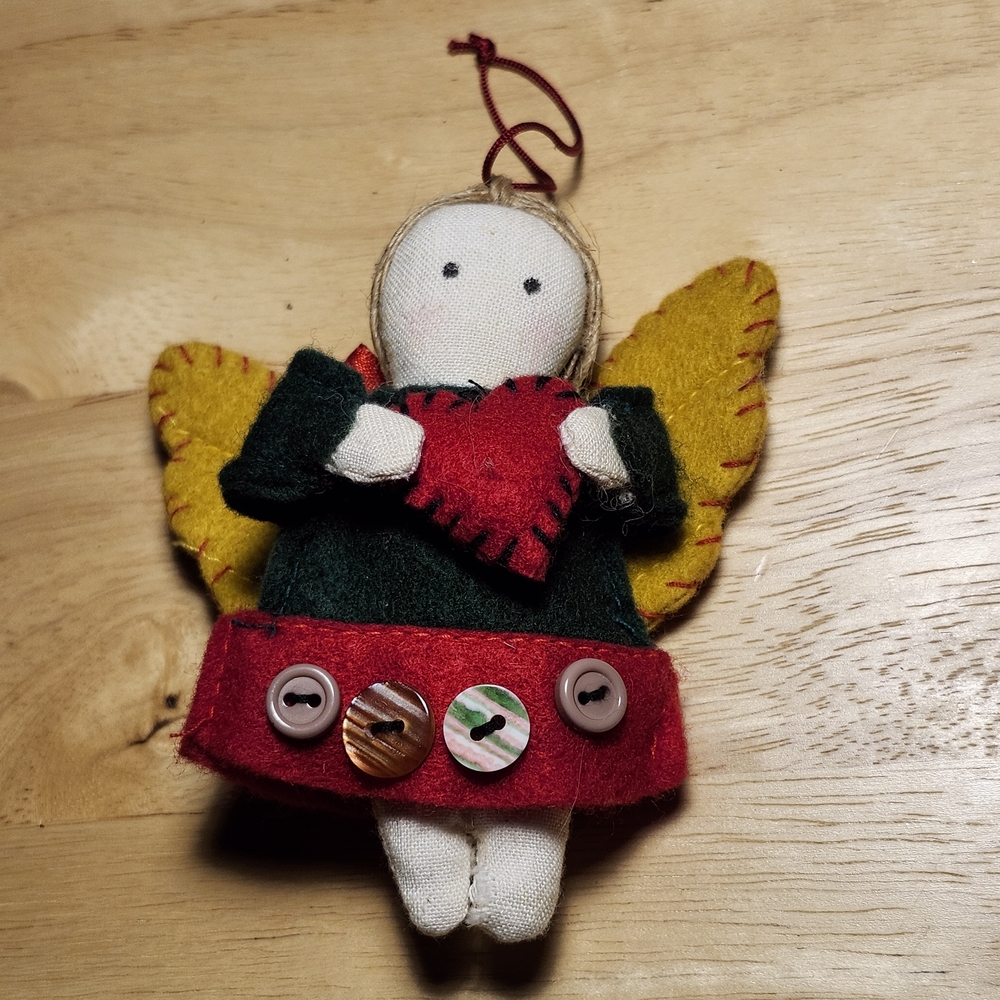 Midwest of Cannon Falls 4"  Angel Plush Ornament.